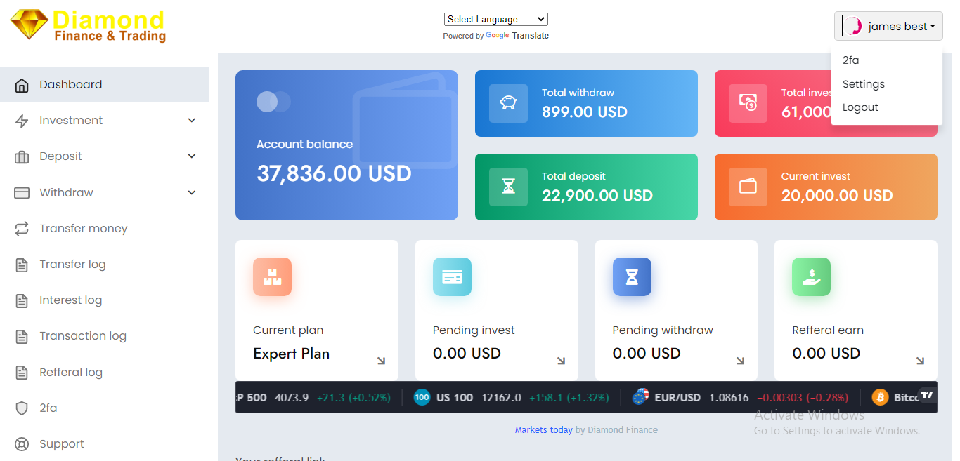 Credtrade – Secure Crypto Investment and Trading Script